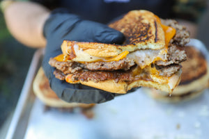 Grilled Cheese Smash Burger
