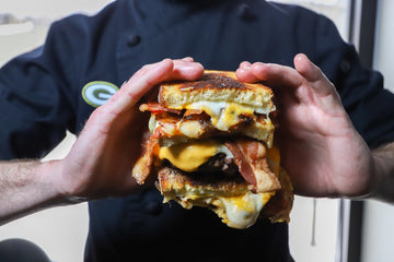Cheesehead Grilled Cheese Burger