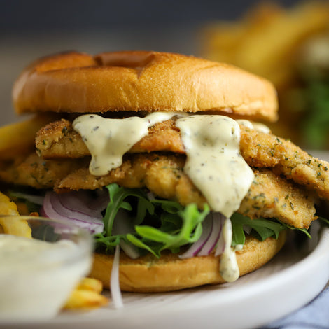 Pork Schnitzel with Dijon Cream Sauce