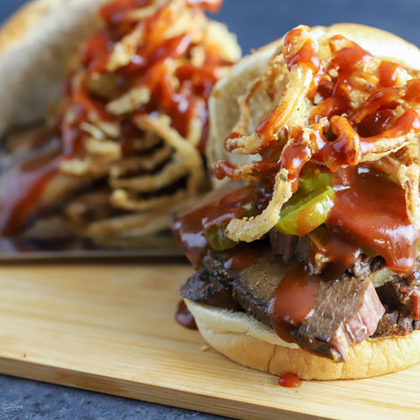 Smoked BBQ Brisket Sandwich