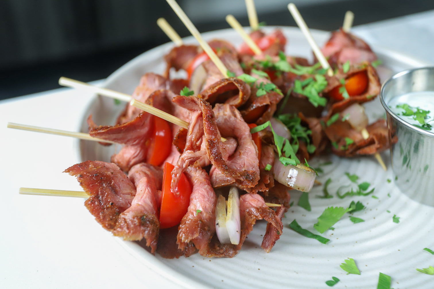 Steak Bite Skewers PS Seasoning
