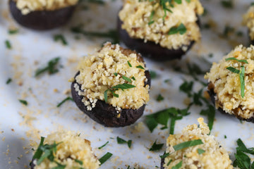 Buried Treasure Stuffed Mushrooms