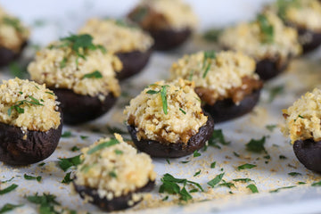 Buried Treasure Stuffed Mushrooms