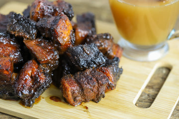 Apple Cider & Hot Honey Mustard Burnt Ends