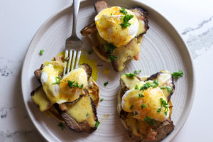 Brisket Eggs Benedict