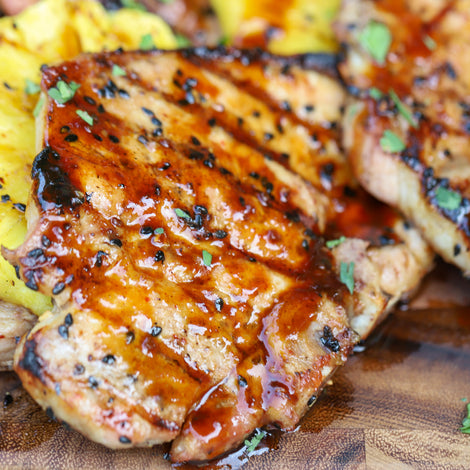 Pineapple Teriyaki Pork Chops