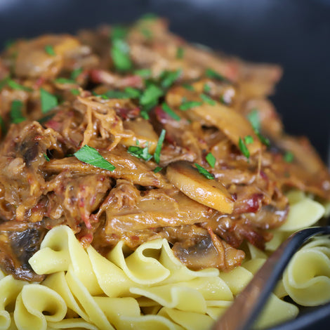 Smoked Beef Stroganoff