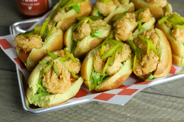 Nashville Hot Shrimp Po Boy Sliders