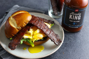 Candied Bacon Breakfast Sandwich