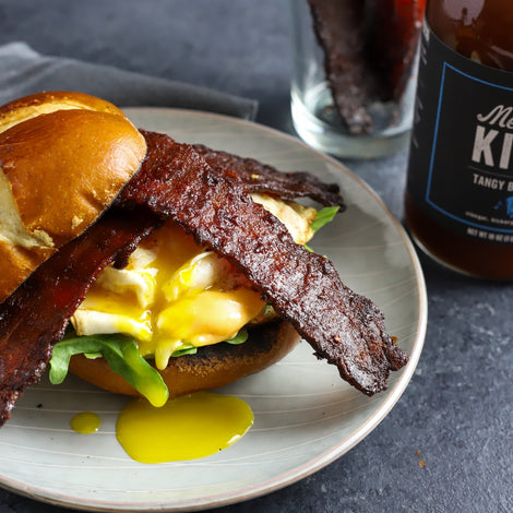 Candied Bacon Breakfast Sandwich