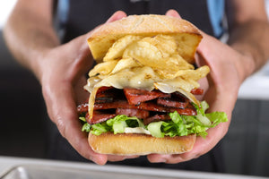 Fried Bologna Sandwich