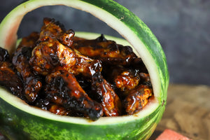 Watermelon-Glazed Wings