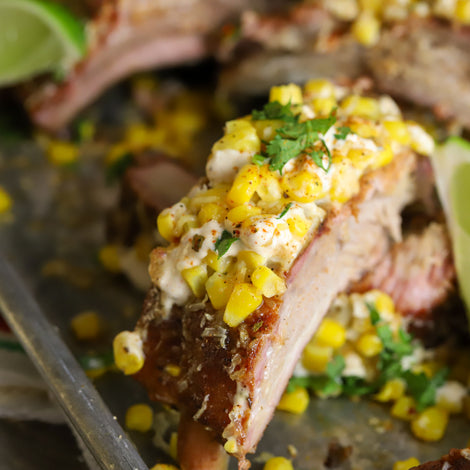 Smoked Elote Ribs