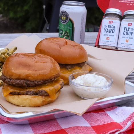 Fried Pickles and Backyard Smash Burgers