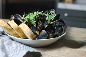 Mussels with Bourbon Butter