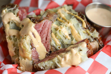 Pork Reuben Ribs