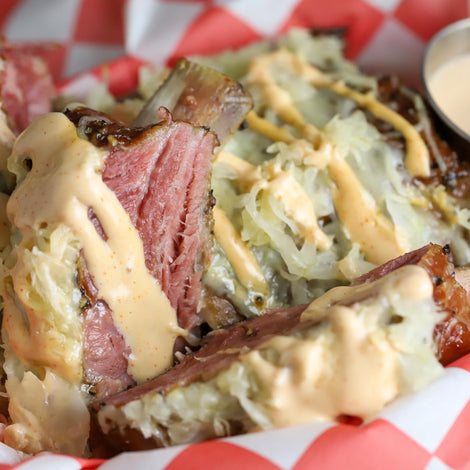 Pork Reuben Ribs