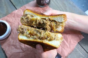 Pulled Pork Grilled Cheese