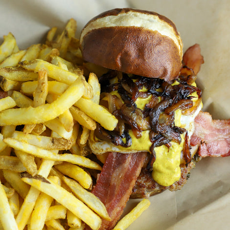 Brew City Hangover Burger