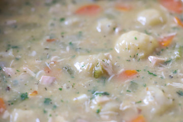 Smoked Chicken & Dumpling Soup