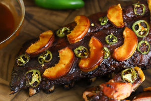 Jalapeño Peach Ribs