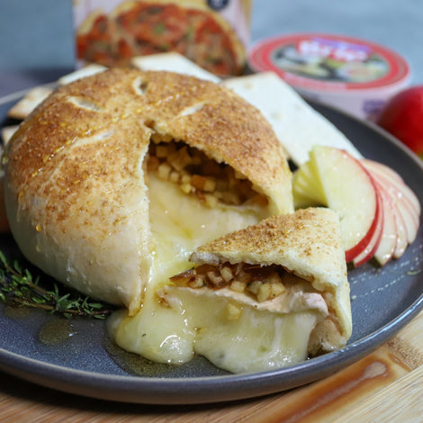 Apple Pie Baked Brie