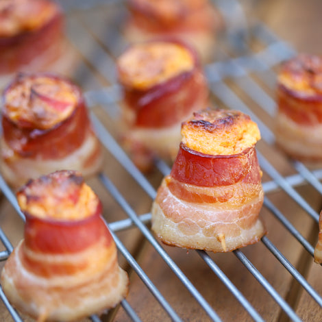 Smoked Pimento Cheese Pig Shots