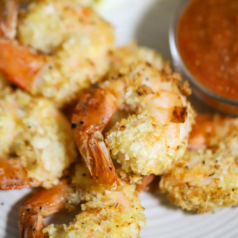 Air Fryer Citrus Smash Shrimp