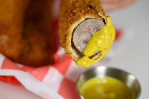Beer Battered Brats