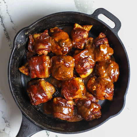 Bacon Wrapped Chicken Burnt Ends