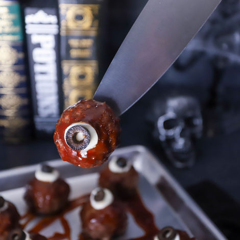 Spooky Eye Meatballs