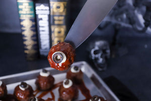 Spooky Eye Meatballs
