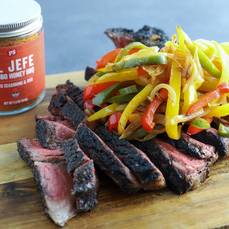Reverse Sear Tomahawk Fajitas