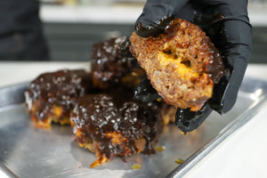 Mini Cheese Stuffed Meatloafs