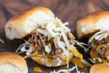 Jackpot Shredded Beef Sliders
