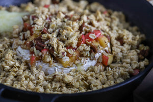 Baked Brie Apple Crisp