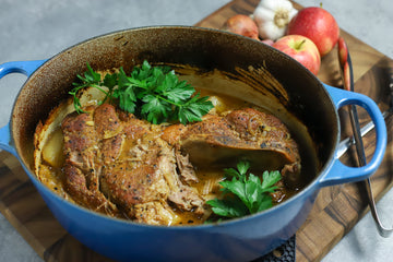 Cider Braised Mustard Pork Shoulder