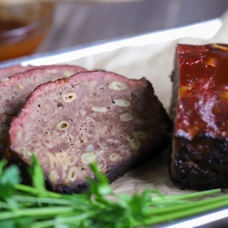 Smoked Mac N Cheese Meatloaf