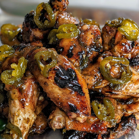 Candied Jalapeno Wings