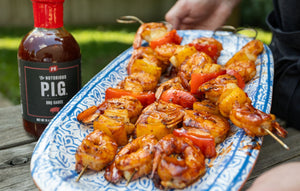 Notorious P.I.G. Shrimp Skewers