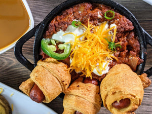 Fireman's Chili Dog Pigs in a Blanket