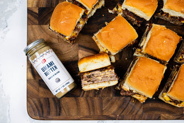 Umami Butter Smash Burger Sliders