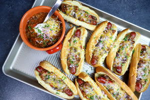 Beef Chili Dogs