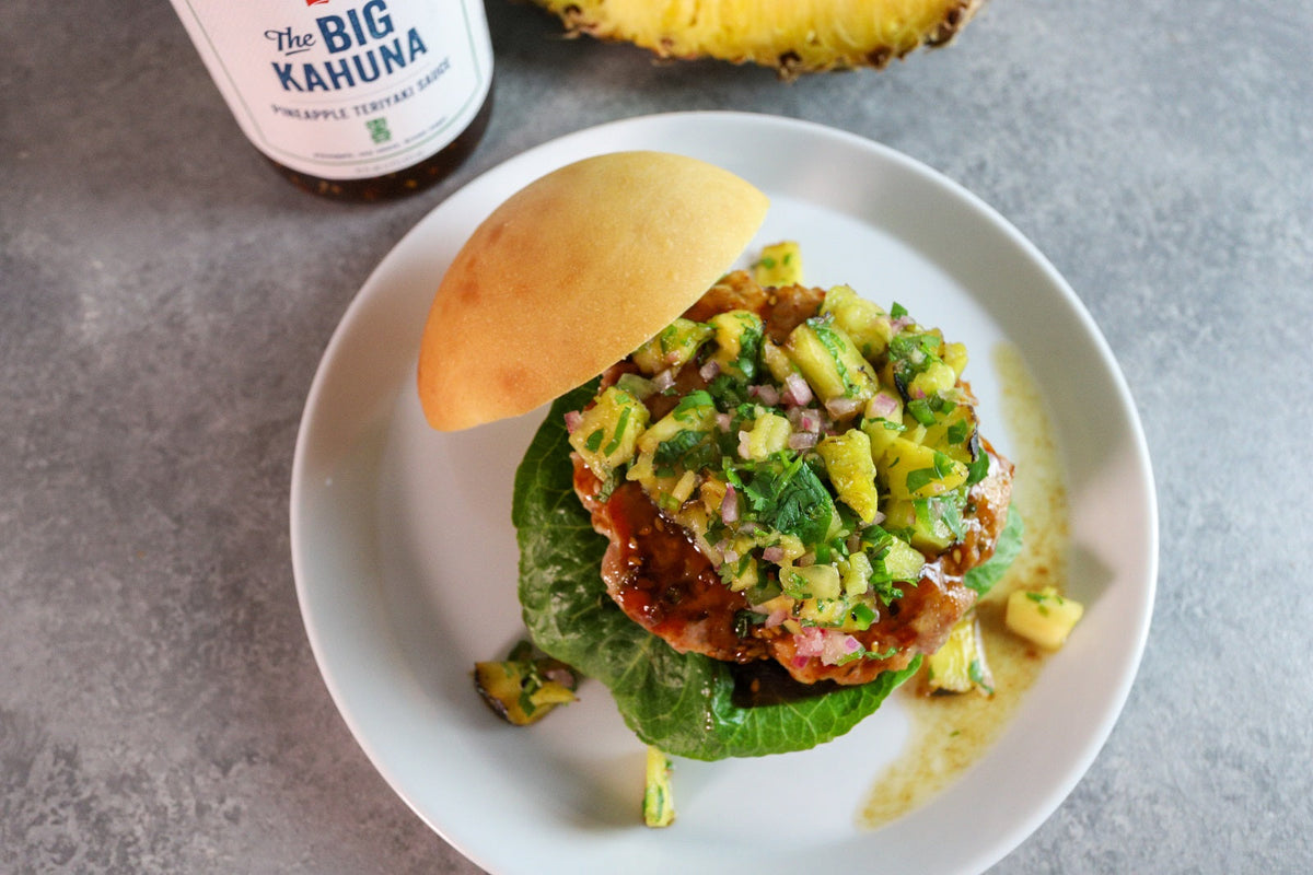 Big Kahuna Burgers with Grilled Pineapple Salsa | PS Seasoning