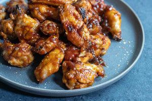 Bourbon Glazed Chicken Wings