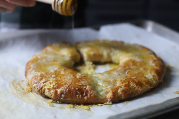 Savory Kringle with Prosciutto & Swiss