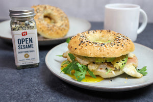 Everything Bagel Breakfast Sandwich