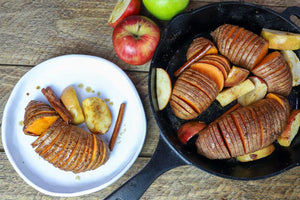 Smoked Hasselback Sweet Potatoes