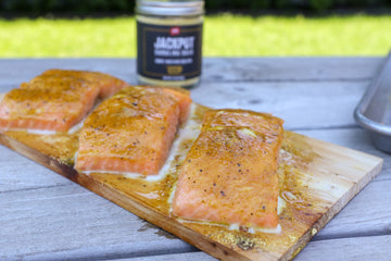 Jackpot Cedar-Plank Salmon