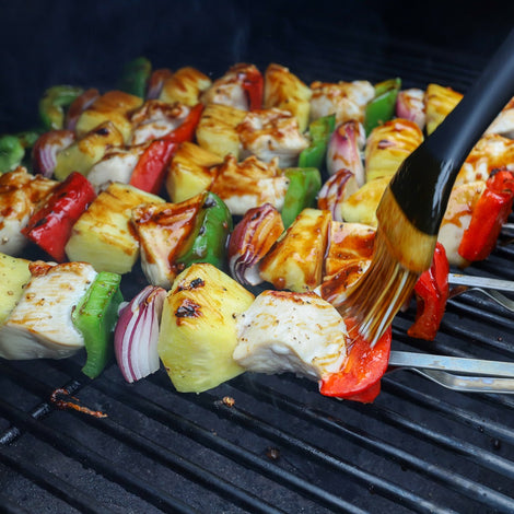 BBQ Pineapple Chicken Kabobs